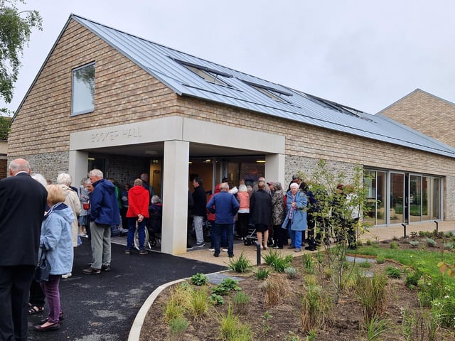 The official opening of Booker Hall by Littlehampton and Rustington Housing Society