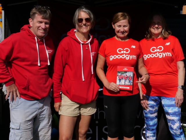 GoodGym Worthing, local residents who run, walk, or cycle to help out community projects and older people in the area