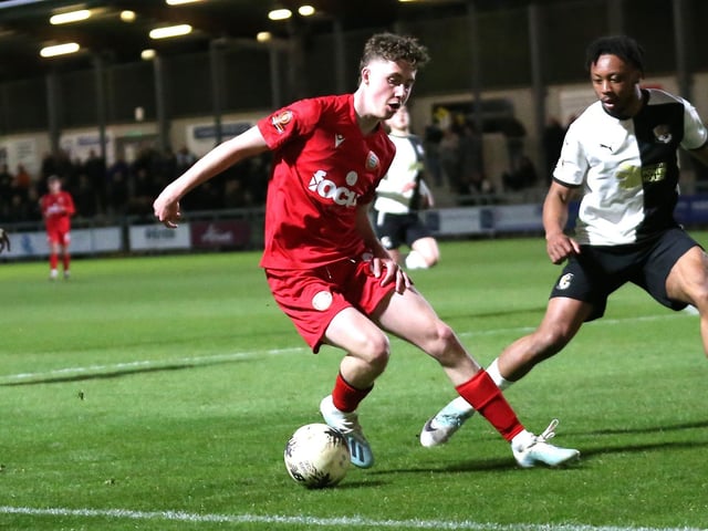 Action from Worthing's win at Dartford