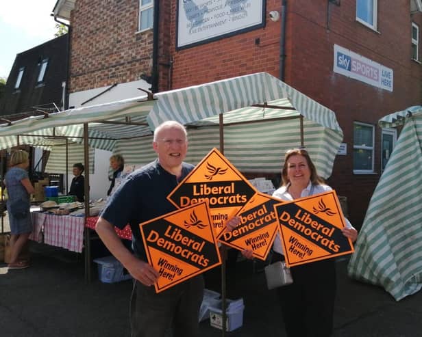 While canvassing in Crowborough Danielle called in at the Farmer's market.