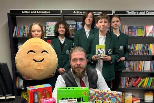 Bohunt Worthing's Digital Leader Club, run by head of business Martin MacPherson, won a cash prize, a selection of Big Potato games and an enormous potato plushie