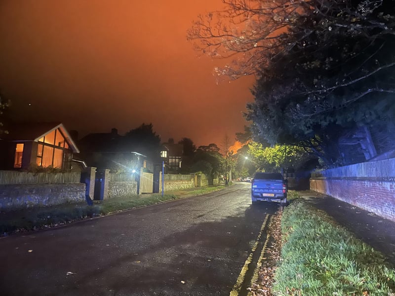 Crews from East Sussex Fire and Rescue alongside Sussex Police were called to the former Moira House School in Upper Carlisle Road at 5.47pm on Sunday, October 19. Picture: Staff
