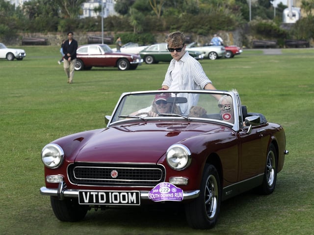MG owners South Downs Run 2024 (Photo by Jon Rigby)