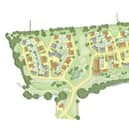 Councillors have deferred plans to build 63 homes at a riding centre in Hambrook. Image: Reside Holdings Ltd