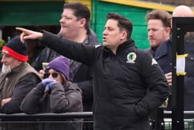 Dominic Di Paola has called for greater investment in pitches after Horsham FC saw their Isthmian Premier trip to Canvey Island called off. Picture by Natalie Mayhew, ButterflyFootie