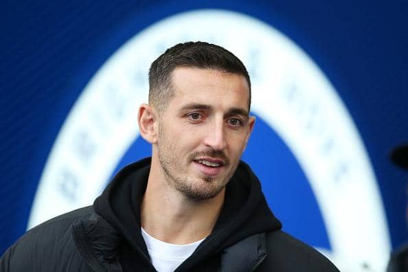 Lewis Dunk of Brighton & Hove Albion has made the initial squad for Euro 2024