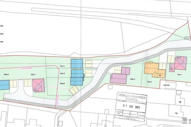 Proposed housing plots