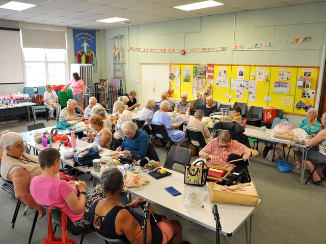 Arcade Knitters meets every Saturday, alternating between Littlehampton and Rustington