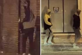 Police investigating a suspected stabbing in Crawley have issued images of three people they wish to speak with in connection with the investigation.
