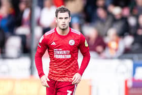 Dion Conroy will be leading Crawley Town out at Wembley on Sunday | Picture: Eva Gilbert