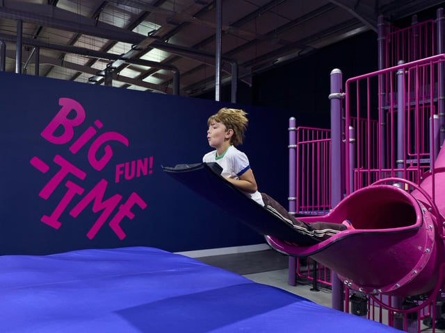 A new indoor activity park has officially opened in Crawley, bringing more than 40 trampolines, interactive games and a range of family attractions to the town.