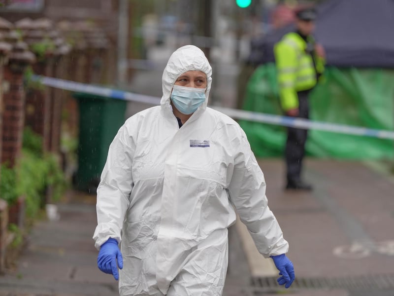 Police officers, the fire service and a forensic blackout tent were spotted at incident in Brighton on Sunday, March 10