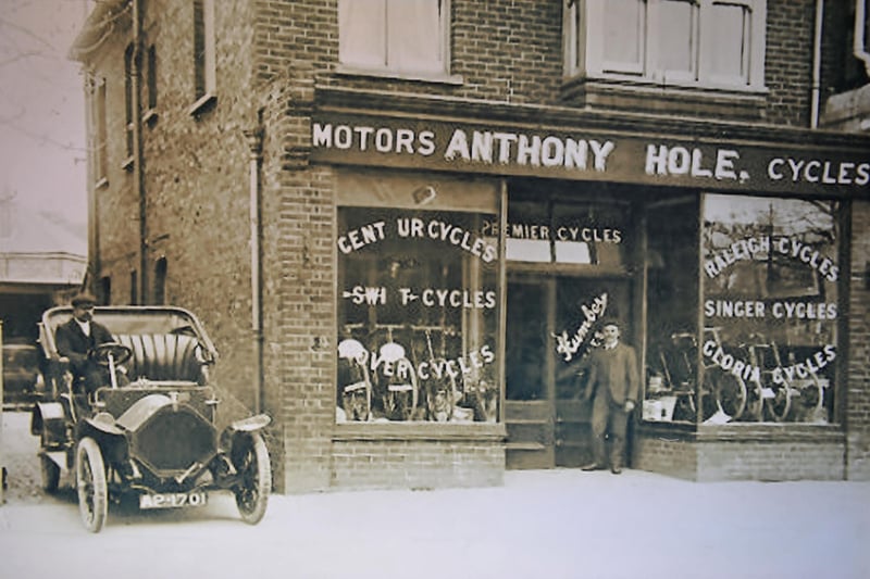 Anthony Hole and Sons in Burgess Hill in its early days