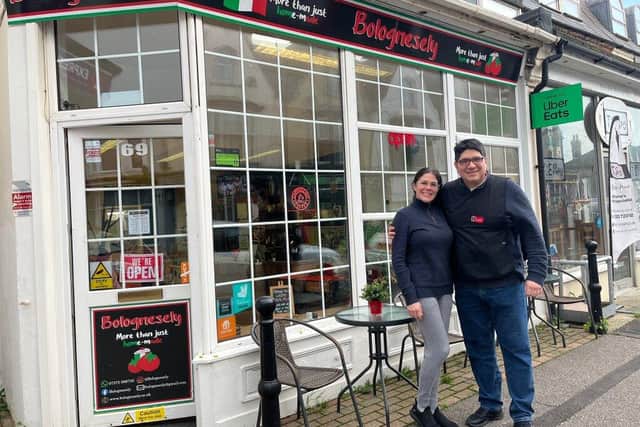 Bolognesely, a restaurant on Susans Road serving Mediterranean and British Fusion food, launched its new website on Friday, July 28. Picture: Bolognesely