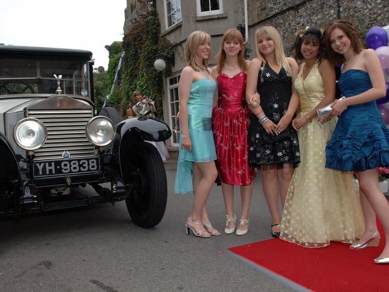 The Davison High School prom at Highdown Towers in June 2008