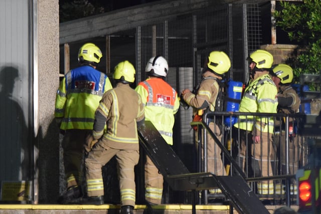 There were ‘no reports of casualties’ at an ‘accidental fire’ on the second floor of a commercial building in Eastbourne, East Sussex Fire & Rescue Service have confirmed