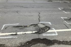 A road in Horsham has been named as the location of 'pothole of the week'