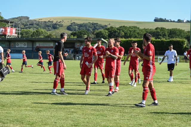 Action photos of Isthmian League Hassocks FC Vs Herne Bay FC : Hassocks FC v Herne Bay FC, Isthmian south east division