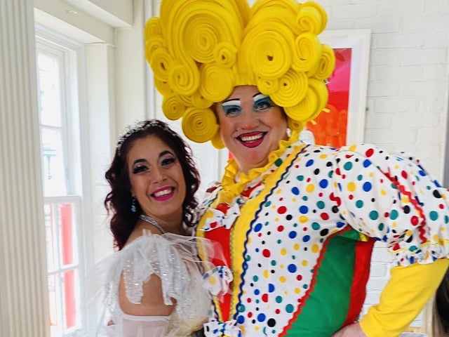 Panto cast at Donatello