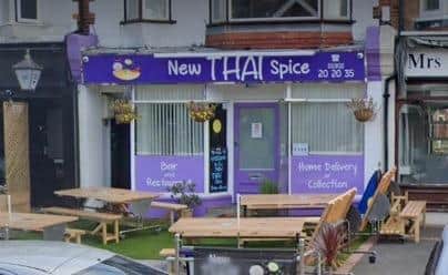 The Home Office said immigration officers carried out an ‘intelligence-led enforcement visit’ at New Thai Spices in South Farm Road on Friday (July 1). Photo: Google Street View