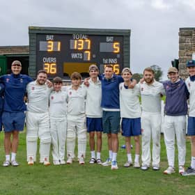 Chichester Priory Park after they were promoted to the Sussex League Division 2 | Picture by Malcolm Lamb