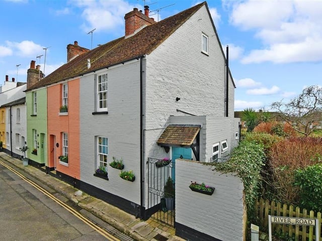 This two-bedroom cottage is on the market at £600,000 with Cubitt & West. This is a rare opportunity to own a charming riverside cottage within the desirable conservation area of historic Arundel.