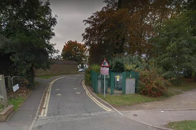 Road leading to Age UK Hassocks off Dale Avenue (Google Maps Streetview)