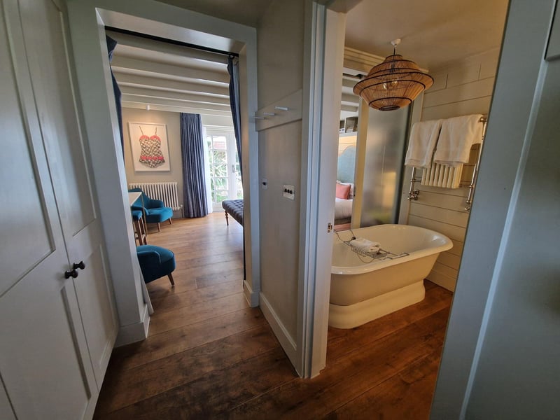 The Gallivant, in East Sussex, is a boutique hotel across from the stunning dunes at Camber Sands