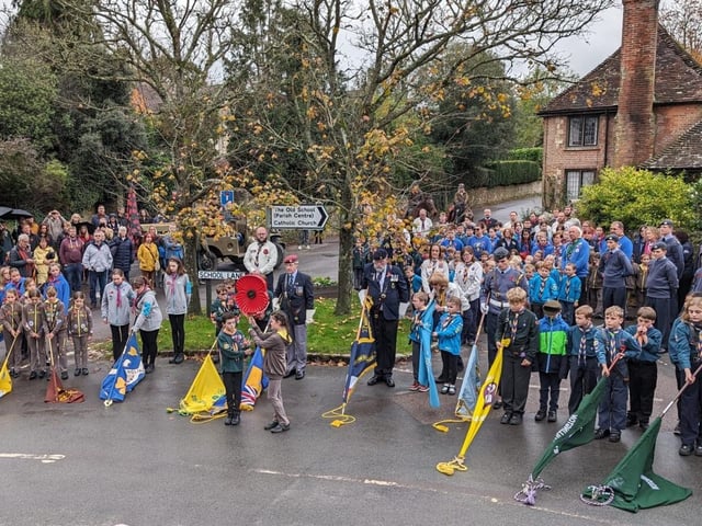 The Storrington Remembrance Parade on Sunday, November 12
