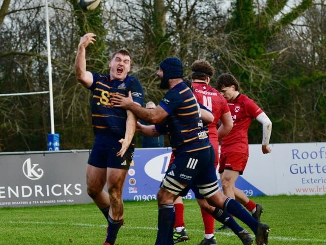Worthing Raiders lost 19-59 to Jersey at Roundstone Lane. Photographer Stephen Goodger was on hand to capture the action