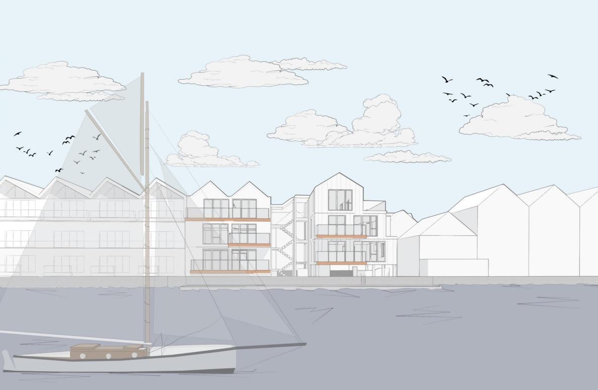 Plans for luxury riverside apartments on historic Littlehampton maritime site back on the agenda