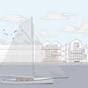 Visualisation by Remi C.T. Studio of the development at 57 River Road, Littlehampton