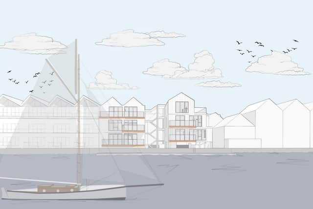 Visualisation by Remi C.T. Studio of the development at 57 River Road, Littlehampton