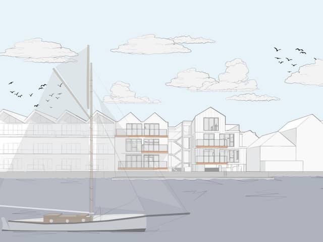 Visualisation by Remi C.T. Studio of the development at 57 River Road, Littlehampton