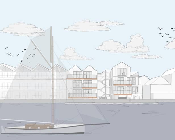 Visualisation by Remi C.T. Studio of the development at 57 River Road, Littlehampton