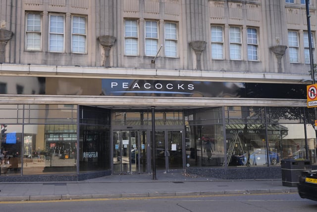 Old Peacocks store in Queens Road, Hastings