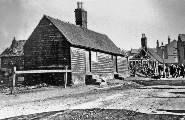 Halton Barracks being demolished in 1904