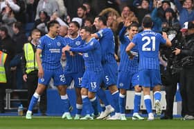 Brighton and Hove Albion’s Premier League title credentials have sparked debate. (Photo by Mike Hewitt/Getty Images)
