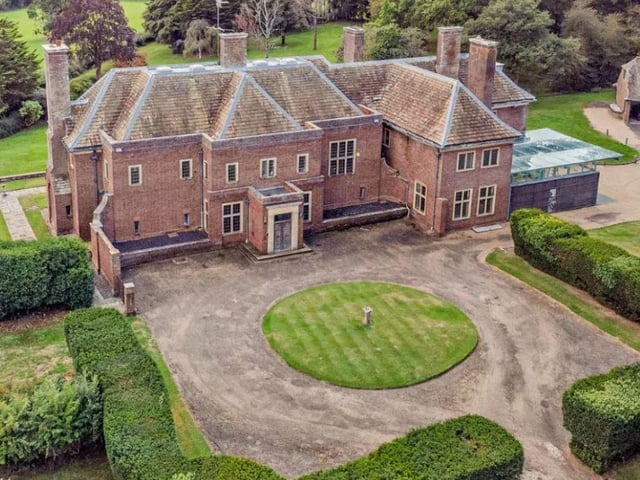 The eight-bedroom luxury mansion in Itchingfield near Horsham is on sale with a price tag of £3.75million