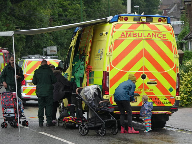 SECamb were also in attendance, to give residents a glimpse into their day to day life.