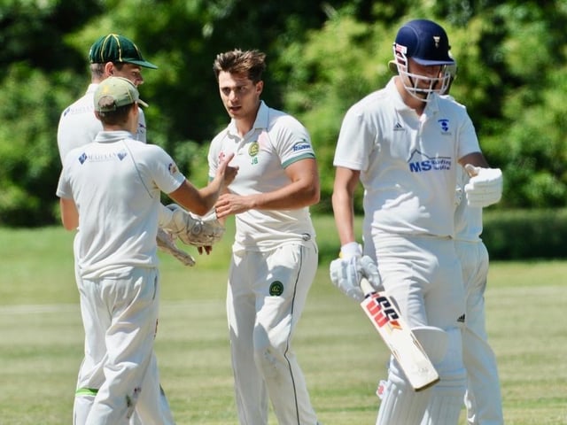 Action from Chippingdale v Broadwater CC in Division 4 West of the Sussex Cricket League