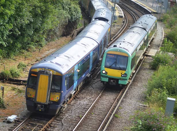 Southern and Southeastern trains