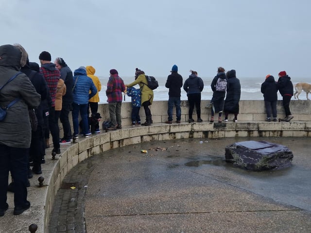 Scream at the Sea 2023, organised by the Bard of Worthing, Joe Bunn, gave people the opportunity to air their grievances and shout them at the top of their voices, so they float away with the waves