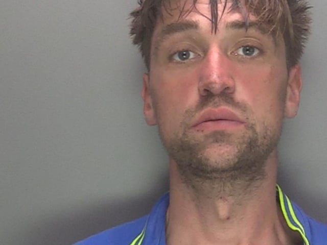 A prolific shop thief has been jailed over his latest offences. Luke Wolf-England entered stores across Crawley and Horsham between August and October. He stole electrical items such as speakers and a turntable from HMV in Crawley, chocolate and meat from Tesco Express in Horsham, and multiple cans of Red Bull drinks from the Co-op in Langley Green. The offences were committed after he was issued with a community order by the courts in August after he admitted 38 offences across West Sussex. At Crawley Magistrates’ Court on October 23, Wolf-England, 31, of no fixed address, admitted a further 11 shop theft offences. He was jailed for nine months. The court was told how he entered stores and stole items, dating from August 24, just nine days after being sentenced to complete drug rehabilitation treatment in court. His thefts continued in September and into October, where he was identified on CCTV across multiple retailers, and he was arrested as a priority to tackle business crime.