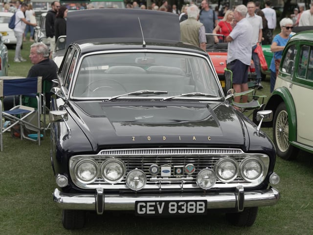 Some of the classic cars on show