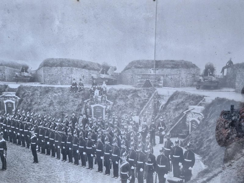 The Lord-Lieutenant of West Sussex, Lady Emma Barnard, has been given a tour of Shoreham Fort and shown the vision for the future before presenting the King's Award for Voluntary Service to the Friends of Shoreham Fort.