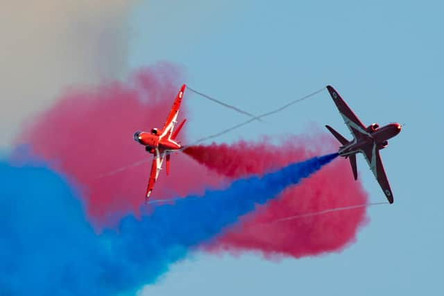 Airshow fans will be able to elevate their view of all the aerobatic action in the skies with tiered grandstand seating now on sale at Eastbourne International Airshow for the arrival of the Red Arrows in August.