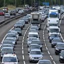 The M25 will be closed for a full weekend for the first time ever as a major project progresses to make journeys safer and reduce pollution. Picture by JUSTIN TALLIS/AFP via Getty Images