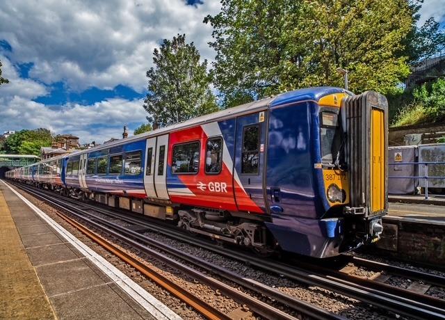 The new GBR livery trains running on the Southern network. Picture by Brian Bailey
