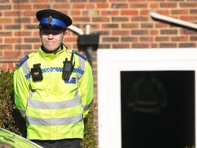 A police presence remains at a property in Sussex, after a man was found dead and a woman and child were seriously injured.